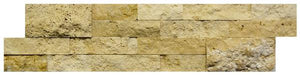 Light Travertine 6x24 Splitface Ledger Panel