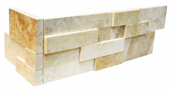 Diana Royal 6x24 Natural Marble Ledger Corner