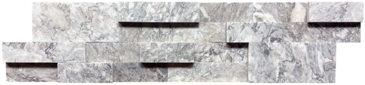 Silver Marble 6x24 Natural Stone Ledger Panel