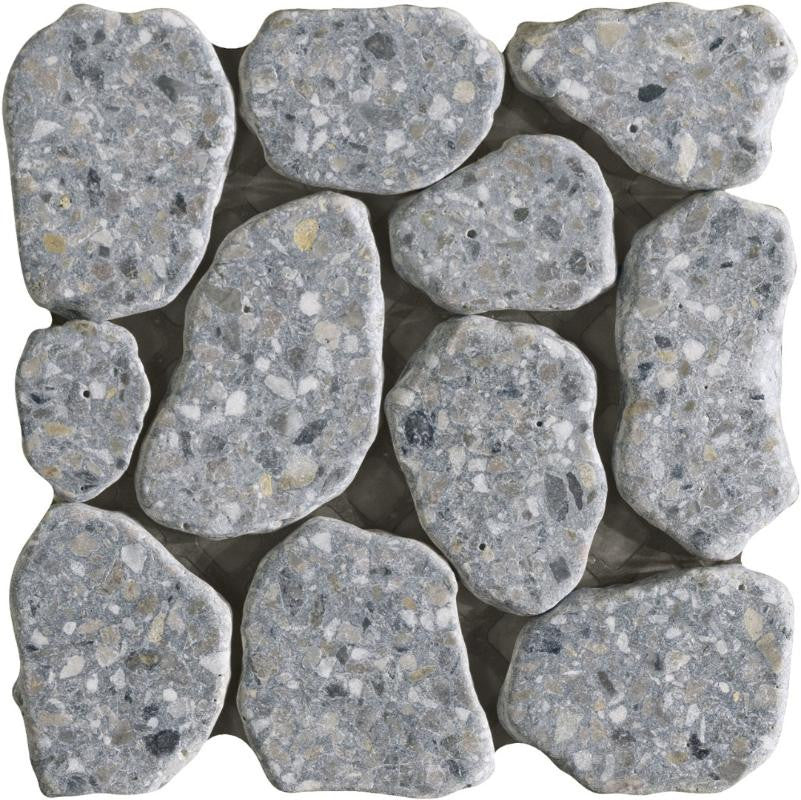 Terrazzo Gralo Pebbles 12x12 Natural Stone Tile