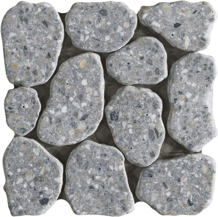 Terrazzo Gralo Pebbles 12x12 Natural Stone Tile 1