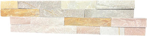 Sunset 6x24 Natural Stone Stacked Ledger Panel