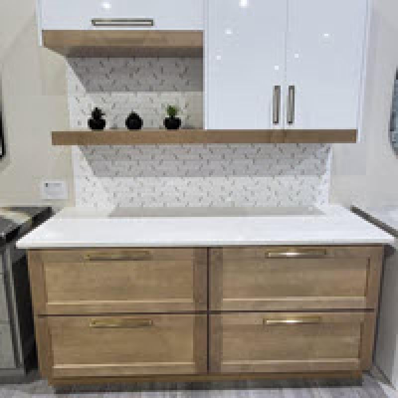 Golden Thassos Linear Marble Mosaic Tile 12x12 Sheet
