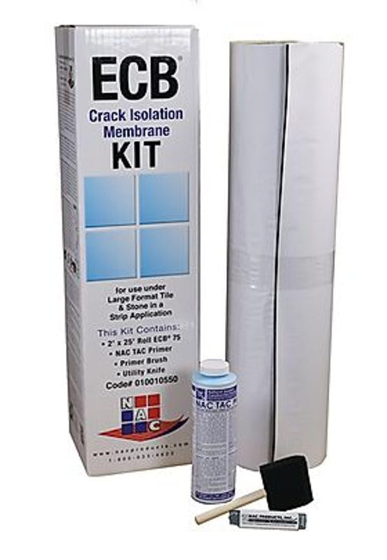 ECB 2' Large Tile Anti-Fracture Membrane Kit 1