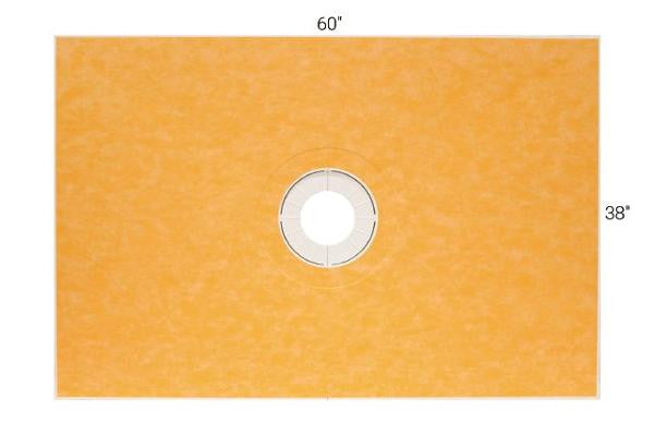 KERDI Shower Tray 38x60" Center Drain