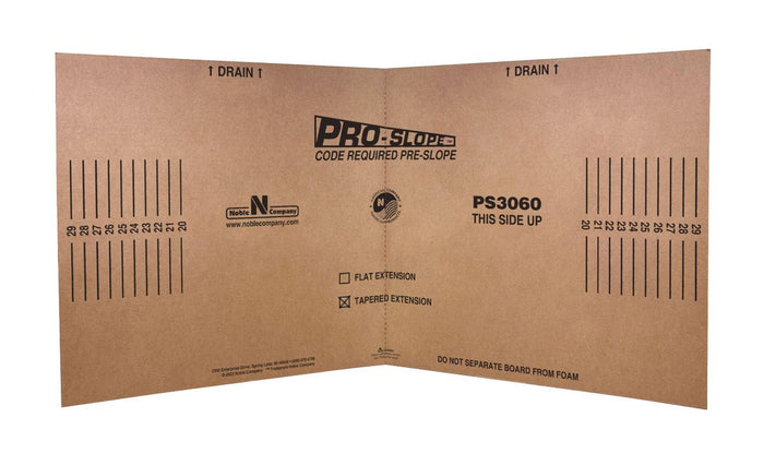 ProSlope Tapered Extensions 30" x 60" Shower Slope 1