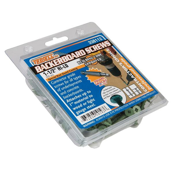 Backerboard Screws 1-1/2" 200 Pack 1