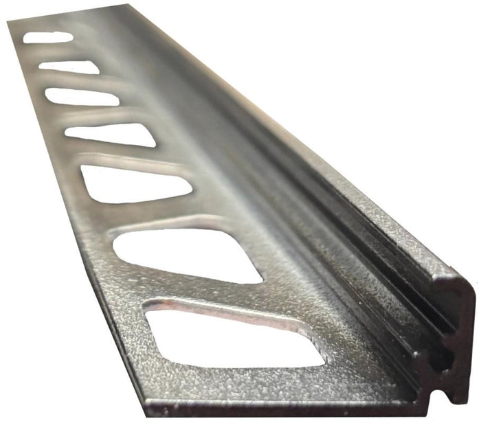 Schluter JOLLY 10' 3/8" Aluminum Matte Black Edge Trim 1