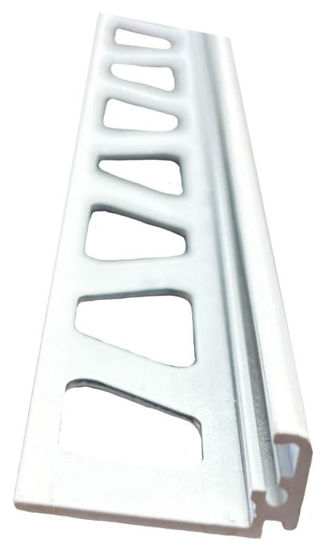 Schluter JOLLY 10' 3/8" Aluminum Matte White Edge Trim