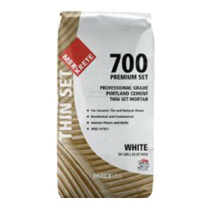 Merkrete 700 PremSet White Thin-Set Mortar 50 lb 1