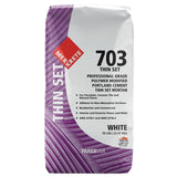 Merkrete 703 Pro Set Polymer-Modified Tile Mortar, White, 50 lb