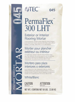 TEC PermaFlex 300 LHT Mortar – Large Format Tile & Stone Thin-Set, 50 lb.
