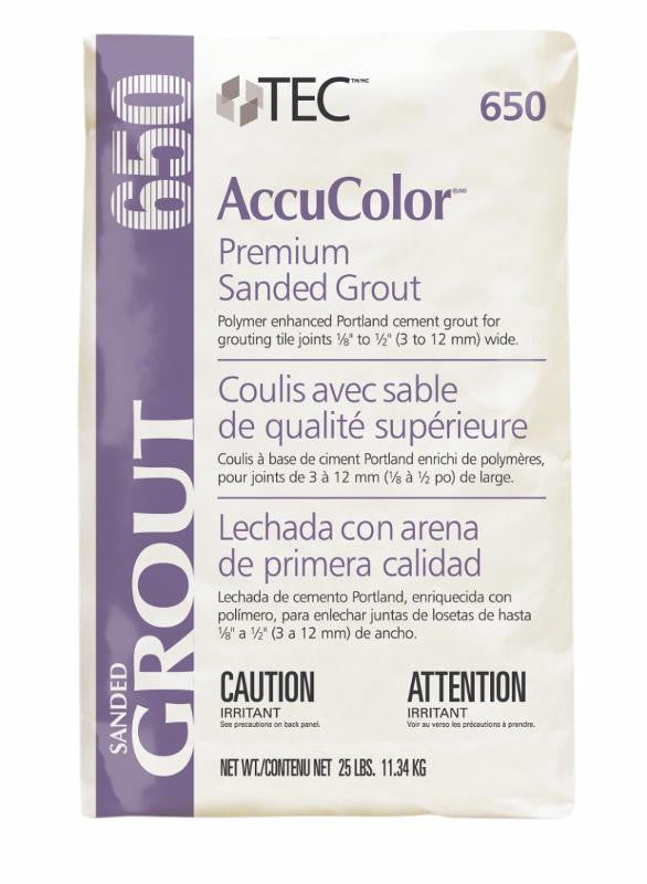 TEC Light Smoke 25 lb Sanded Grout 1