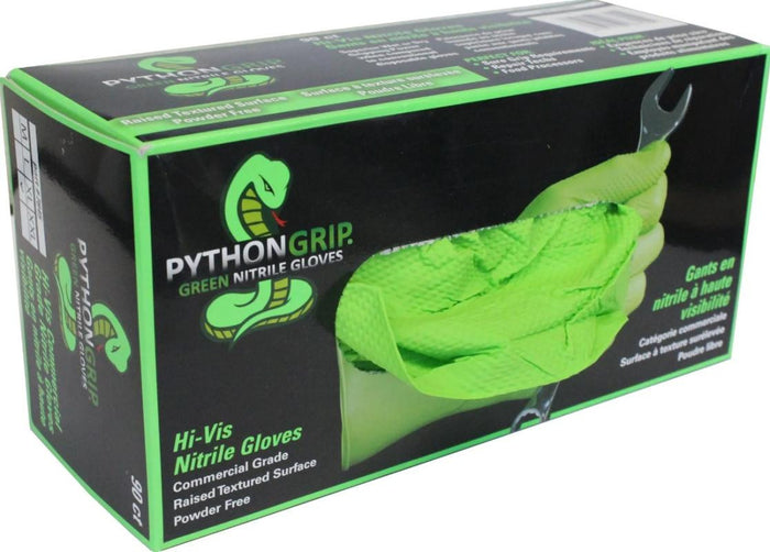 Python Grip Nitrile Gloves, XX-Large, 90 Count 1