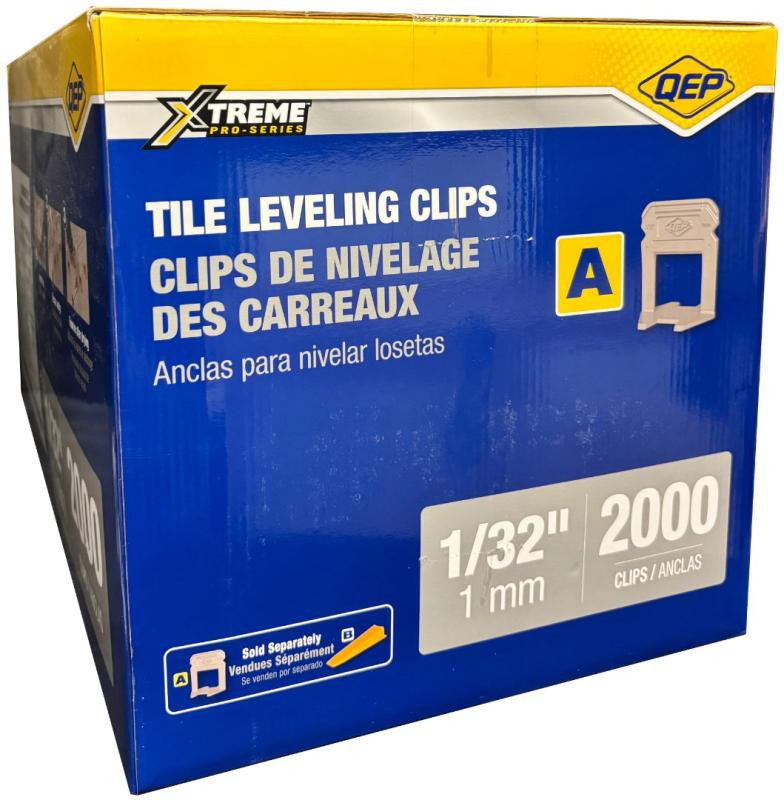 Xtreme LASH 1/32" Tile Leveling Clips 2000-Pack