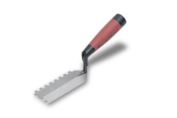 Notched Margin Trowel 1/4 x 1/4 x 1/4" Square 1