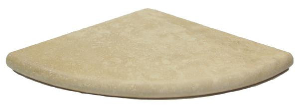 Travertine Corner Shelf 9" 1