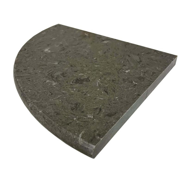 Engineered Nordic Grey Corner Shower Shelf 9" 1