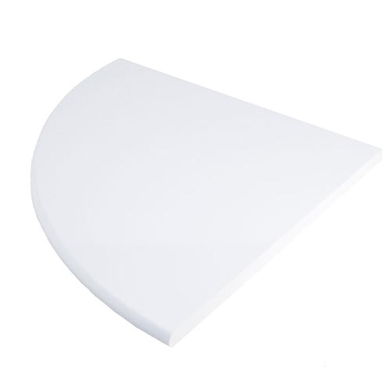 Engineered Snow White Marble Shower Seat 18"