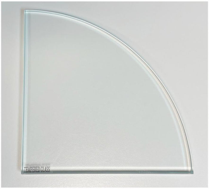 Super Clear Glass Corner Shelf 9x9 1