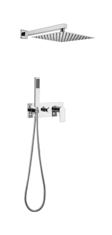 02497 Shower Faucet Combo, Brushed Nickel