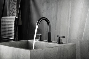 Widespread Two-Handle Bath Faucet 02813WB - Matte Black