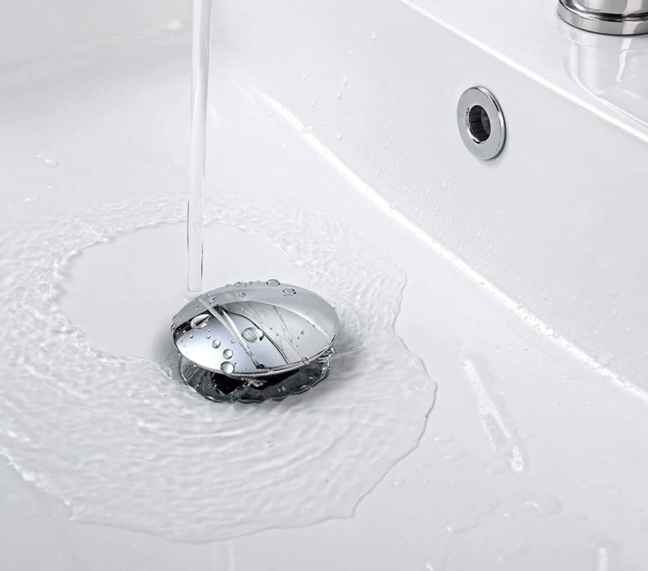 HB6002 Pop-Up Sink Drain, Chrome