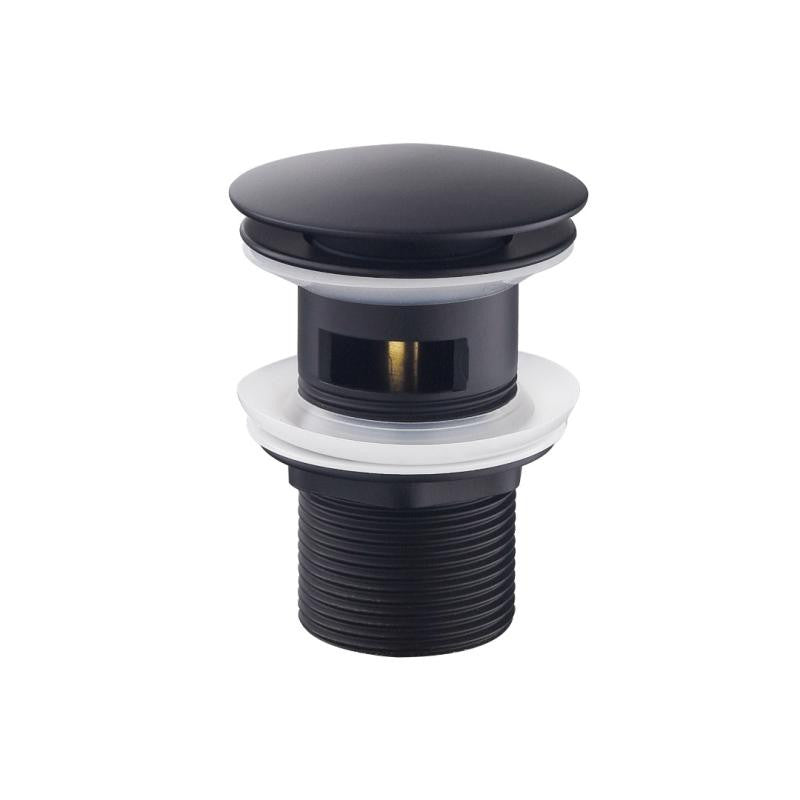 HB6002 Pop-Up Sink Drain, Matte Black