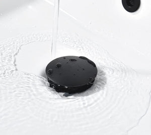 HB6002 Pop-Up Sink Drain, Matte Black
