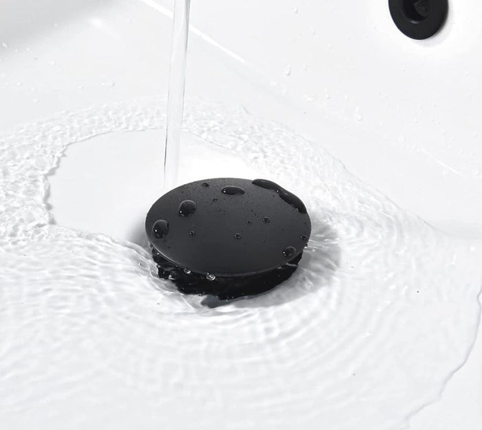 HB6002 Pop-Up Sink Drain, Matte Black 2