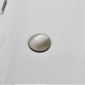 HB6002 Pop-Up Sink Drain, Brushed Nickel