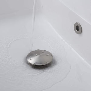 HB6002 Pop-Up Sink Drain, Brushed Nickel