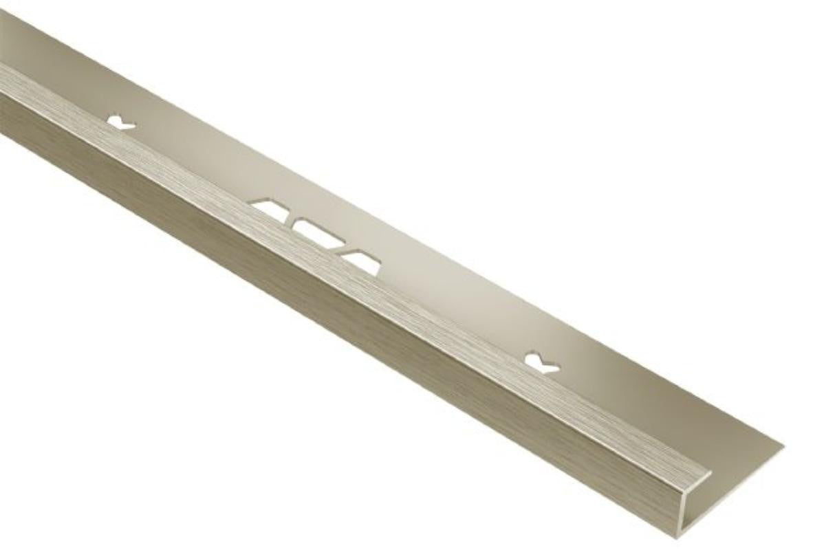 VINPRO-S 3/16" Aluminum Edge Trim, Brushed Nickel
