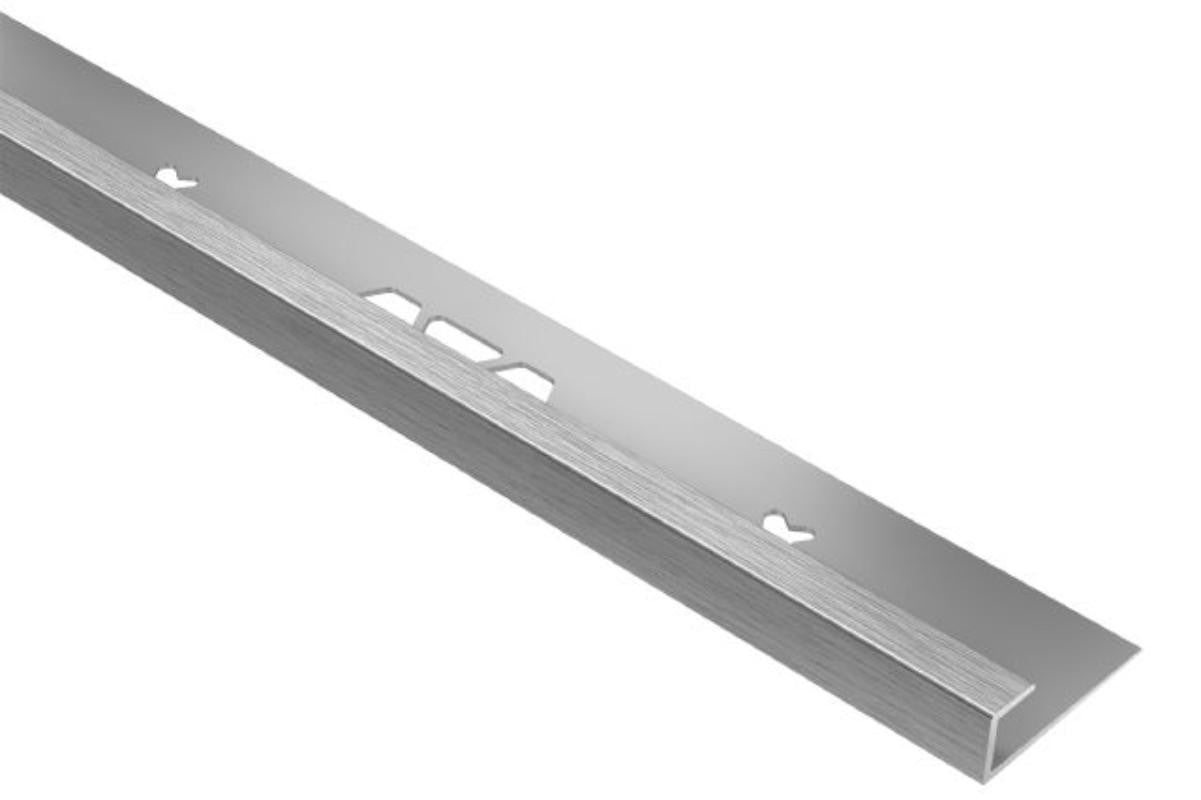VINPRO-S 1/4" Aluminum Edge Trim, Brushed Chrome