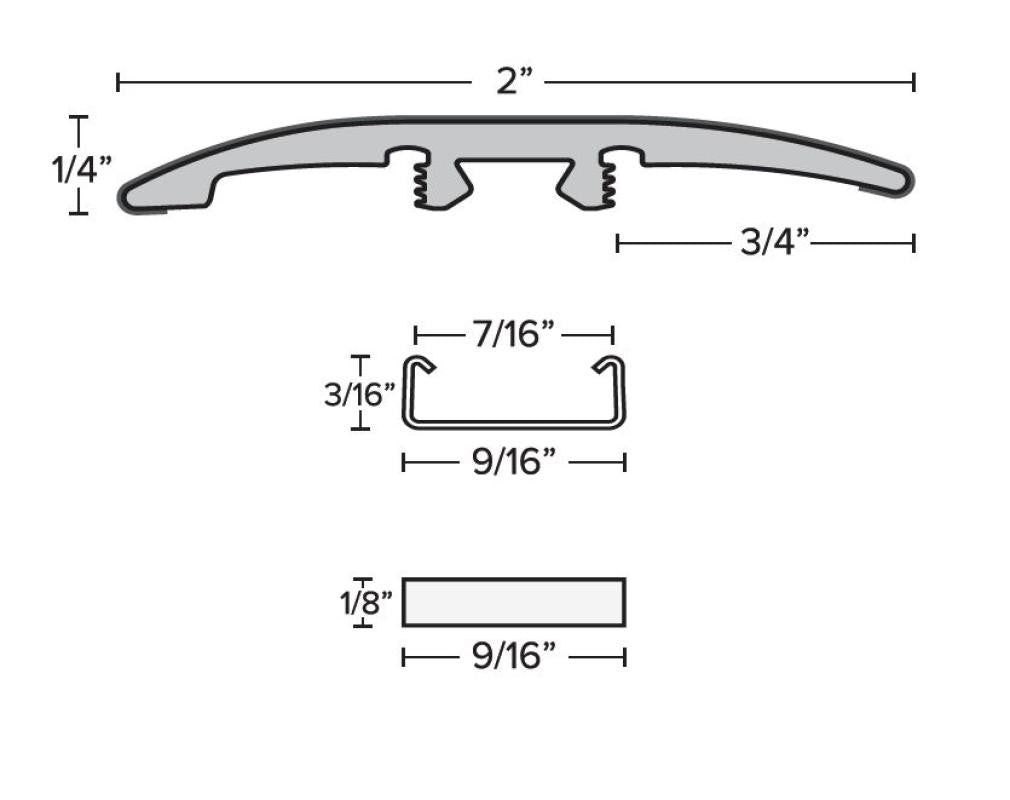Naples 3-in-1 Trim Molding 94.5