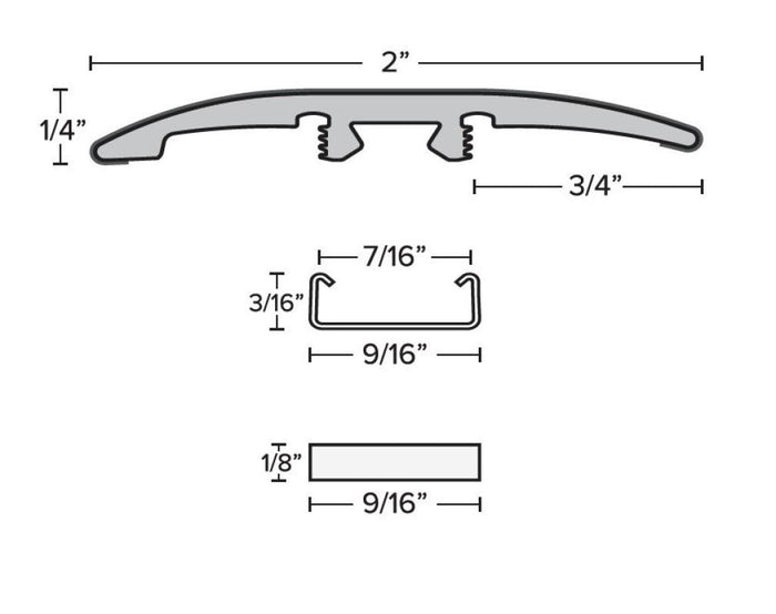 Naples 3-in-1 Trim Molding 94.5 1
