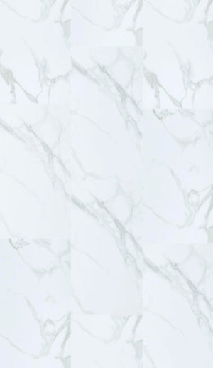 Carrara 18x36 Marble Look Luxury Vinyl Tile
