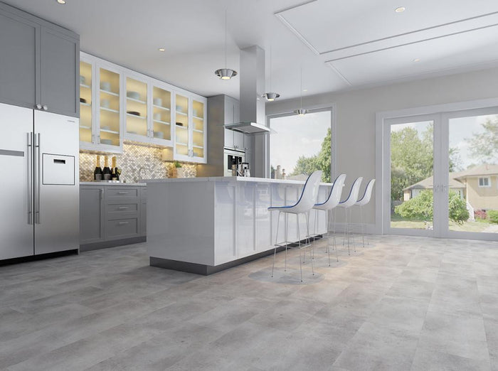 Clay 12x24 Concrete Look Luxury Vinyl Tile 2