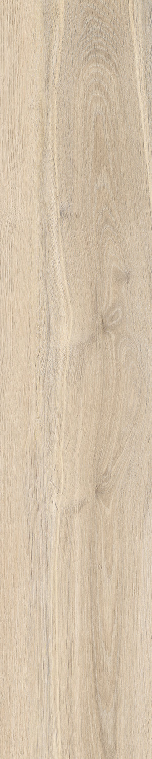Azulejo de porcelana Havsta Natural de 9x47 cm con apariencia de madera - 9.7 mm