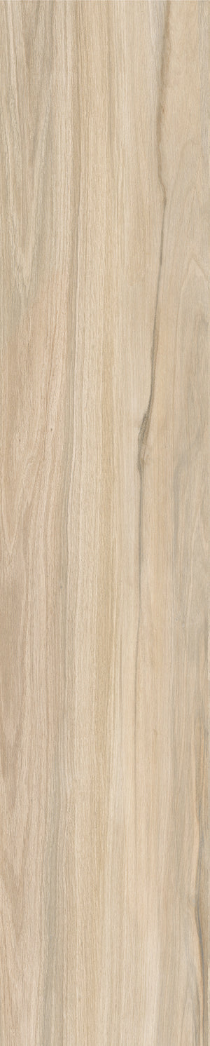 Azulejo de porcelana Havsta Natural de 9x47 cm con apariencia de madera - 9.7 mm