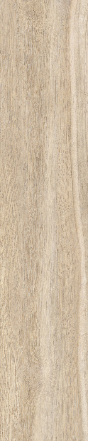 Azulejo de porcelana Havsta Natural de 9x47 cm con apariencia de madera - 9.7 mm