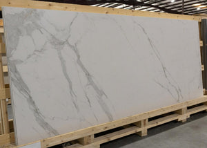 Marmoteca Statuario Prem 48x110 Marble Look Porcelain Tile