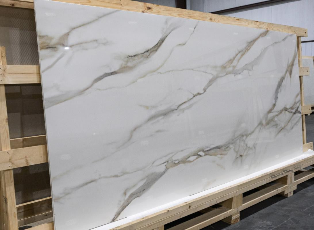Perpetual Venato Gold 48x109 Marble Look Porcelain Slab