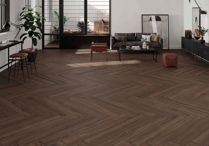 Dexter Nogal 9x47 Wood Look Porcelain Plank Tile