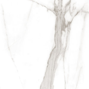 Calacatta Tranco 32x32 Polished Marble Look Porcelain Tile