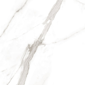 Calacatta Tranco 32x32 Polished Marble Look Porcelain Tile
