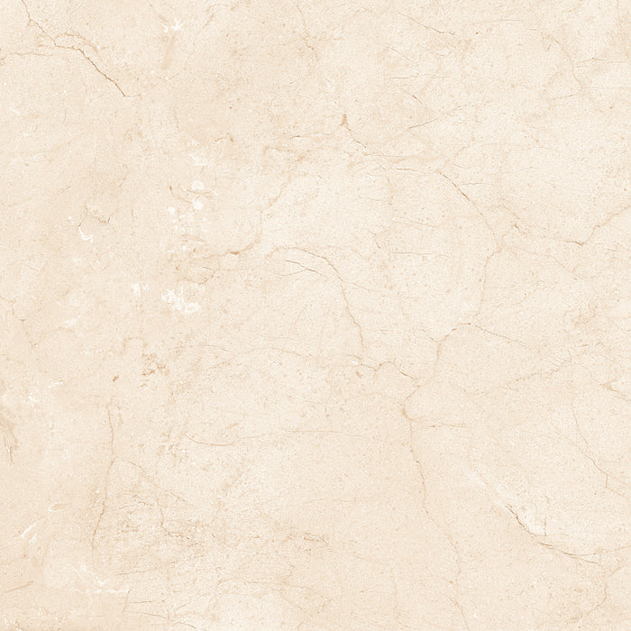 Marfil Crema 24x24 Polished Marble Look Porcelain Tile 1