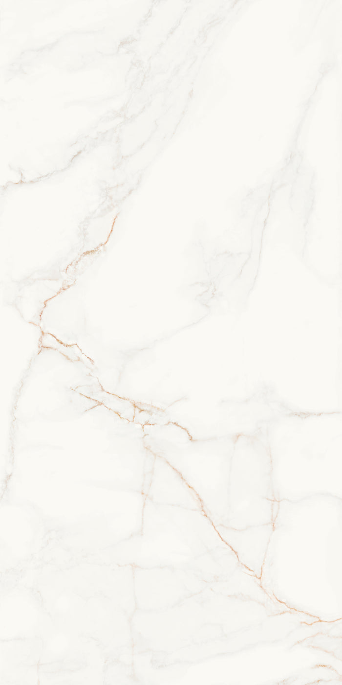 Thuile White 24x48 Polished Marble Look Porcelain Tile 5