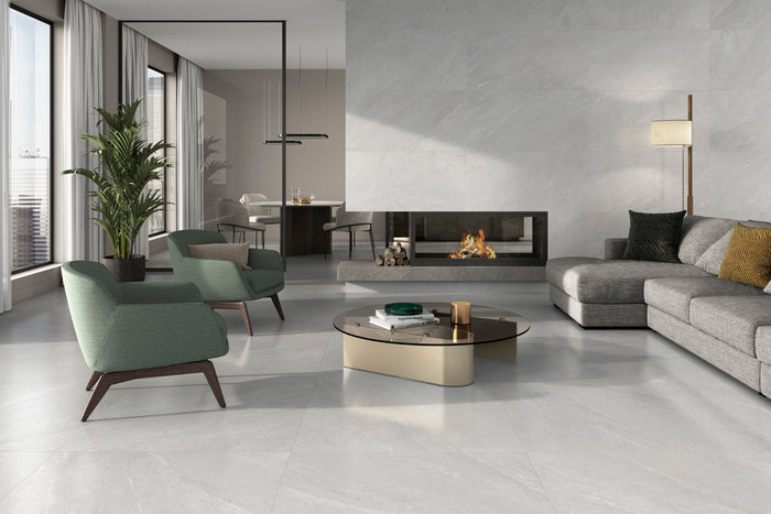 Sakhir Grey 30x30 Concrete Look Porcelain Tile 2