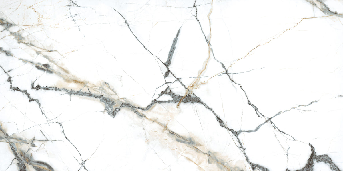 Pietra Marme de Milano 24x48 Azulejo de porcelana con aspecto de mármol